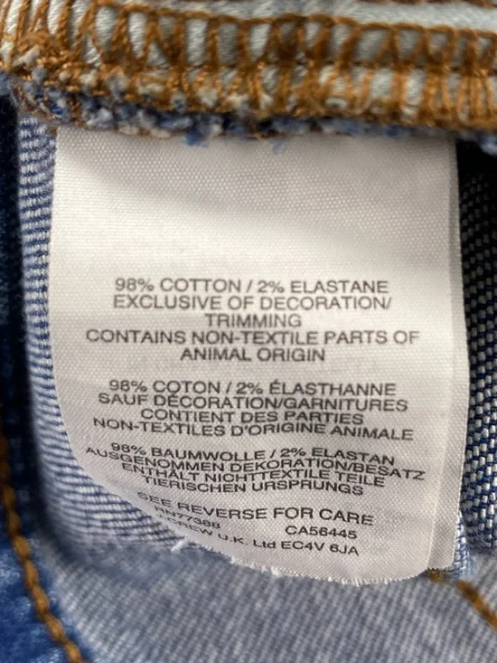 Madewell Wide-Leg Crop High Rise Comfort Stretch Jeans Denim | Size: 31 - Picture 14 of 16